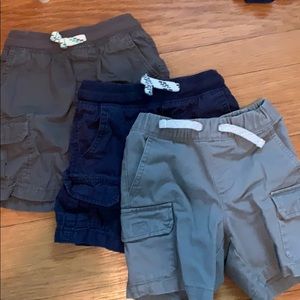 Bundle of toddler cargo shorts